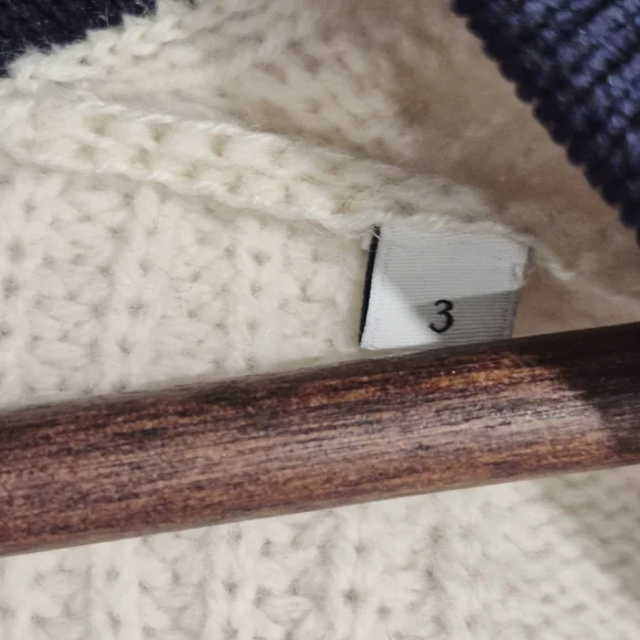 Sandro Esperance Pointelle Wool Cardigan In Ecru - Picture 14 of 16